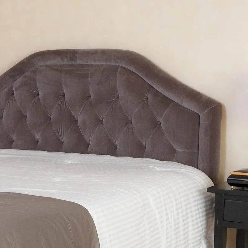 Tête de lit capitonnée réglable pour lits Queen ou Full, plusieurs options de couleur