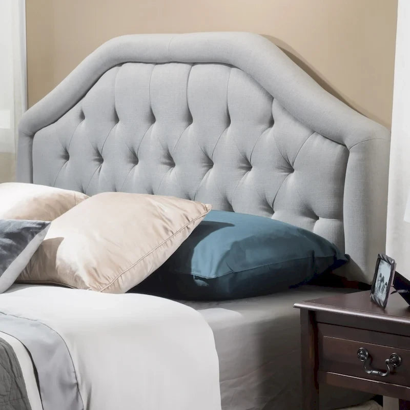 Tête de lit capitonnée réglable pour lits Queen ou Full, plusieurs options de couleur
