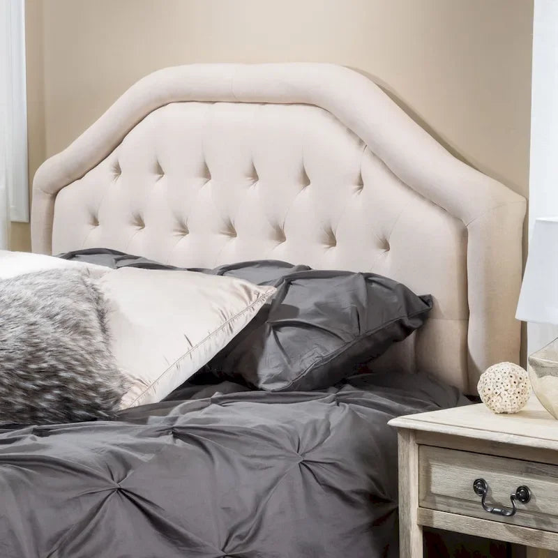 Tête de lit capitonnée réglable pour lits Queen ou Full, plusieurs options de couleur