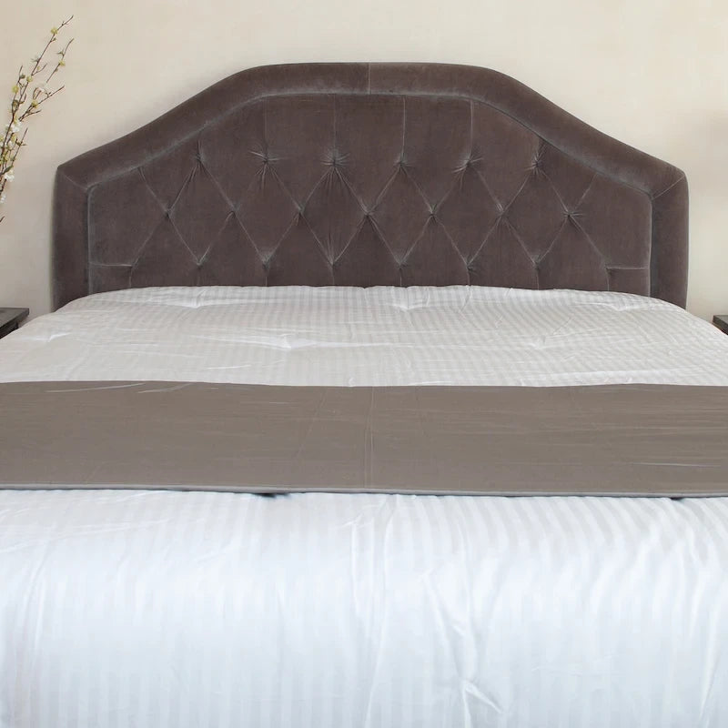 Tête de lit capitonnée réglable pour lits Queen ou Full, plusieurs options de couleur