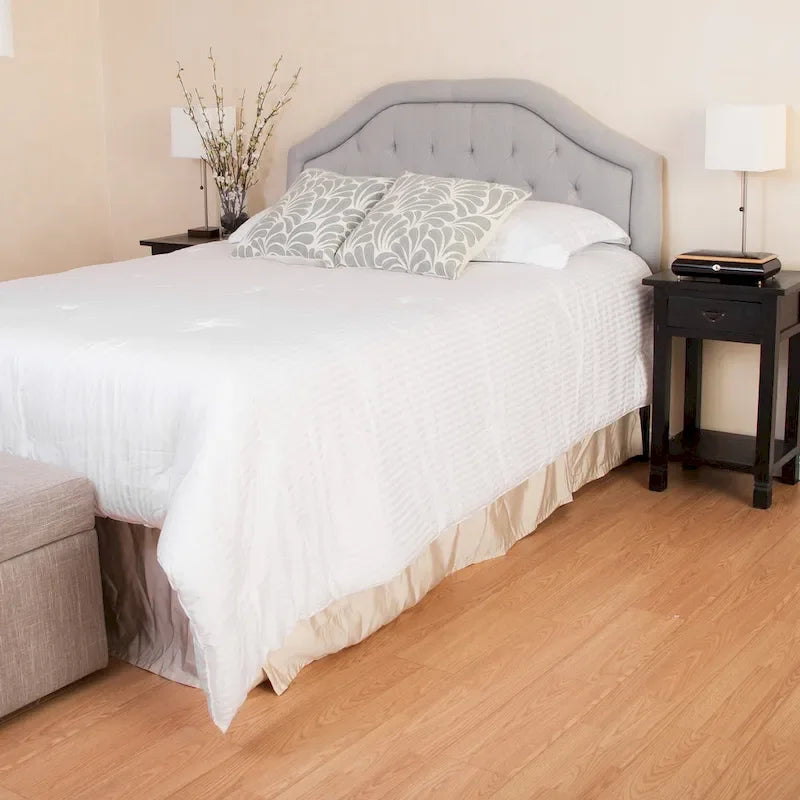 Tête de lit capitonnée réglable pour lits Queen ou Full, plusieurs options de couleur
