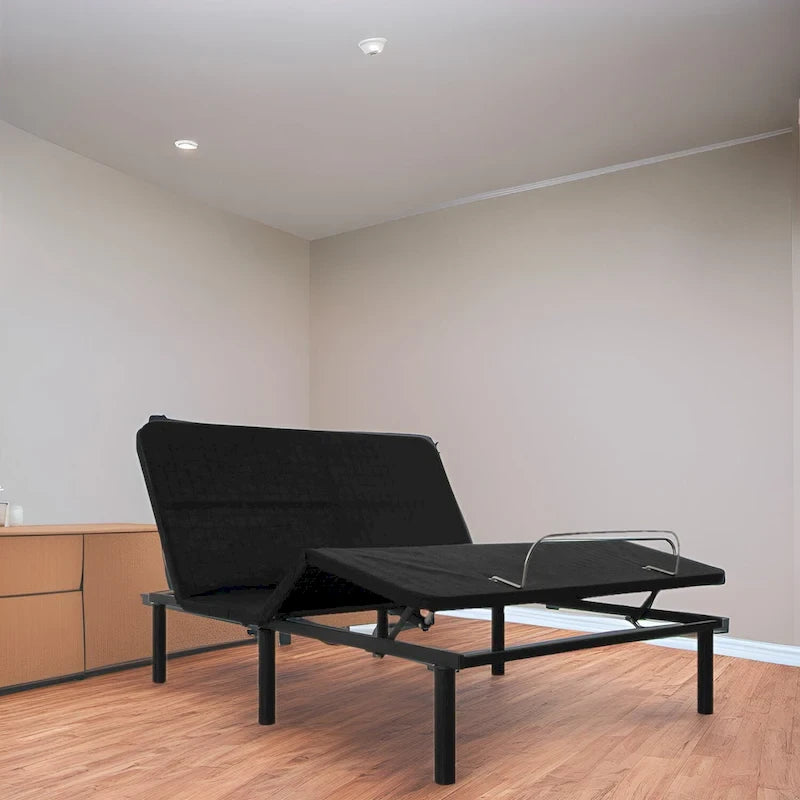 Sommier Articulé avec Inclinaison Tête et Pied 7 Positions Télécommande Sans Fil