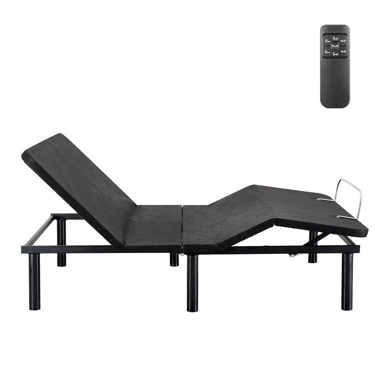 Sommier Articulé avec Inclinaison Tête et Pied 7 Positions Télécommande Sans Fil
