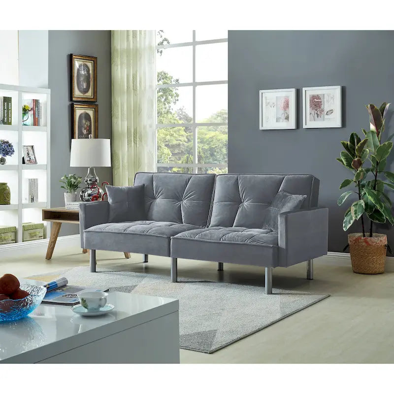 Canapés Futon Convertibles en Velours