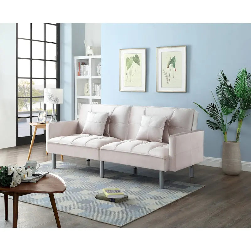 Canapés Futon Convertibles en Velours