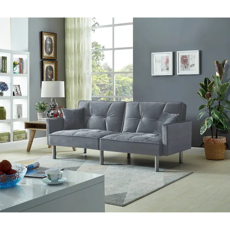 Canapés Futon Convertibles en Velours