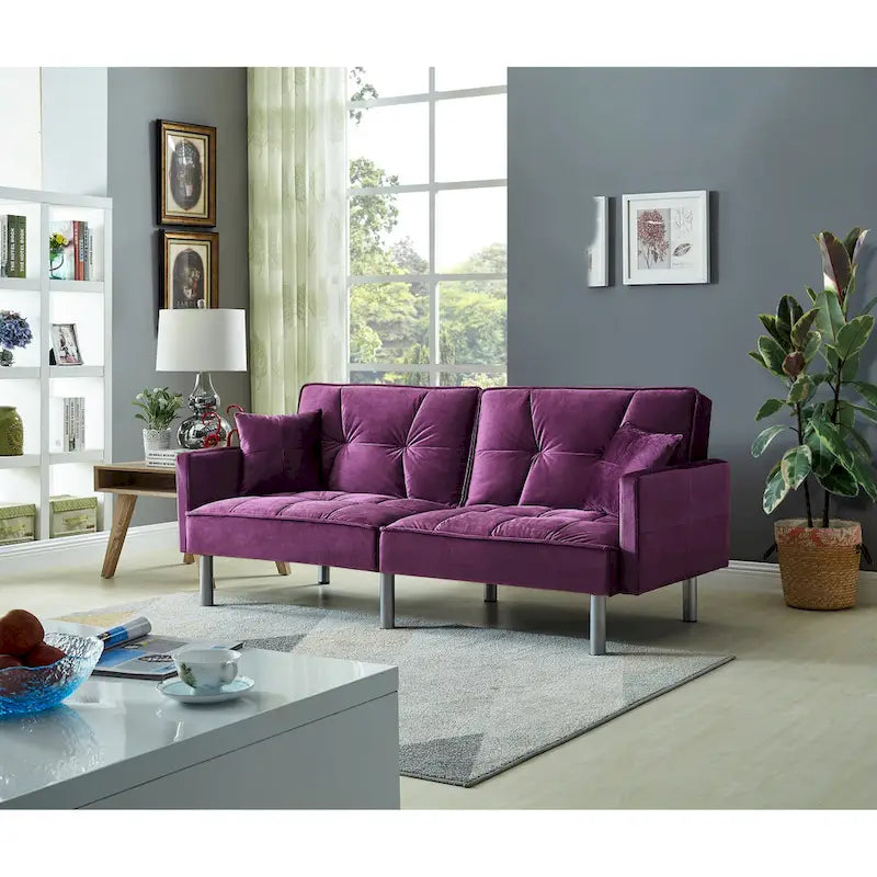 Canapés Futon Convertibles en Velours