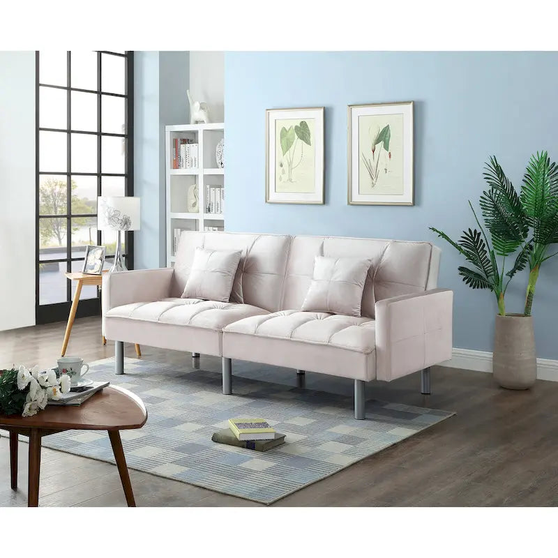 Canapés Futon Convertibles en Velours