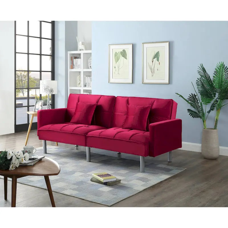 Canapés Futon Convertibles en Velours