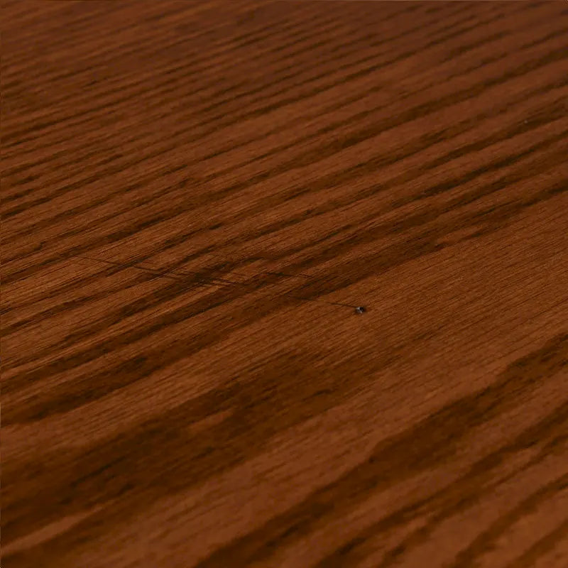 Bureau d'angle en bois massif avec tiroir et étagère de rangement inférieure
