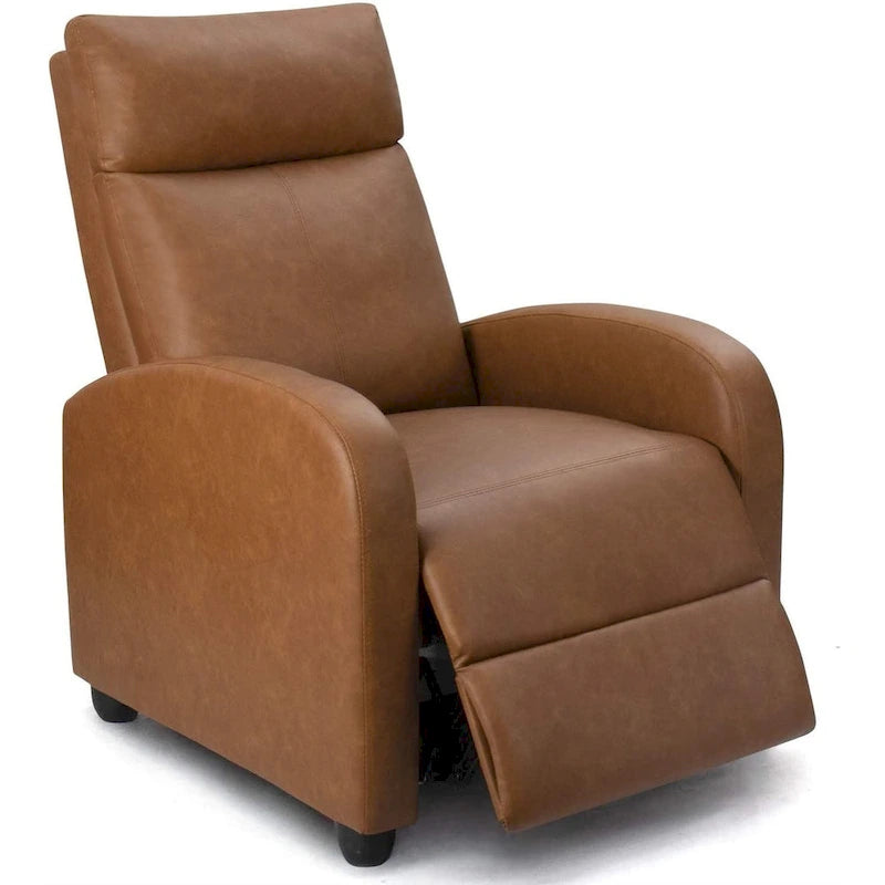 Fauteuil inclinable en cuir PU, inclinable simple pour salon