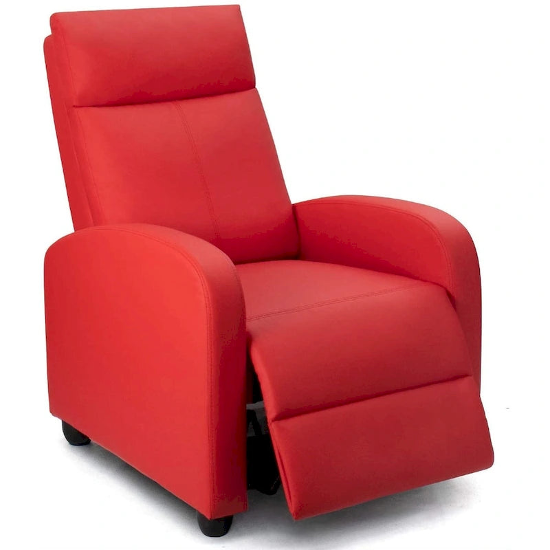 Fauteuil inclinable en cuir PU, inclinable simple pour salon