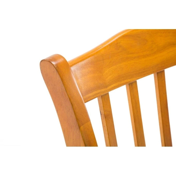 Chaise de salle à manger Shaker en bois d'hévéa, style campagnard, plusieurs finitions