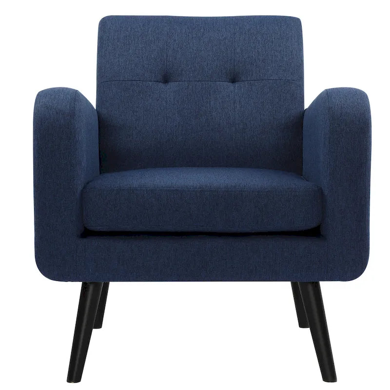 Fauteuil d'appoint moderne en tissu style milieu de siècle