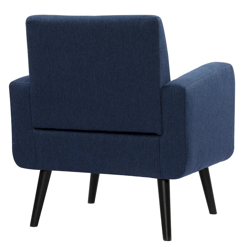 Fauteuil d'appoint moderne en tissu style milieu de siècle