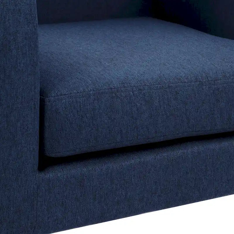 Fauteuil d'appoint moderne en tissu style milieu de siècle