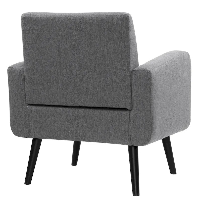 Fauteuil d'appoint moderne en tissu style milieu de siècle