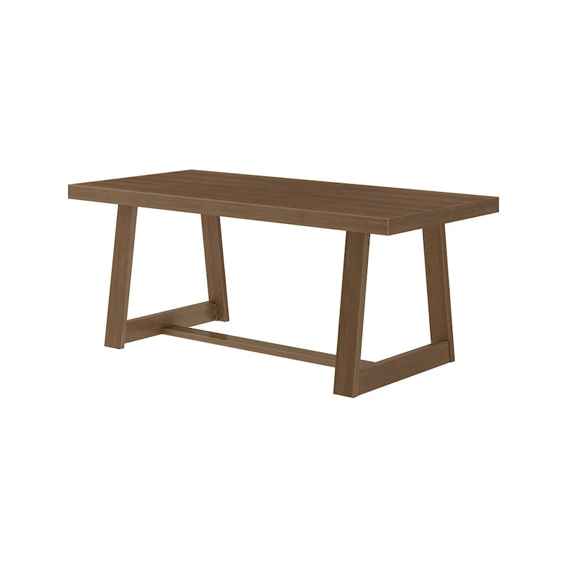 Table de salle à manger classique en bois massif style ferme 72 pouces
