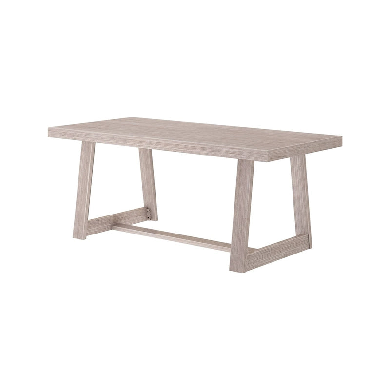 Table de salle à manger classique en bois massif style ferme 72 pouces