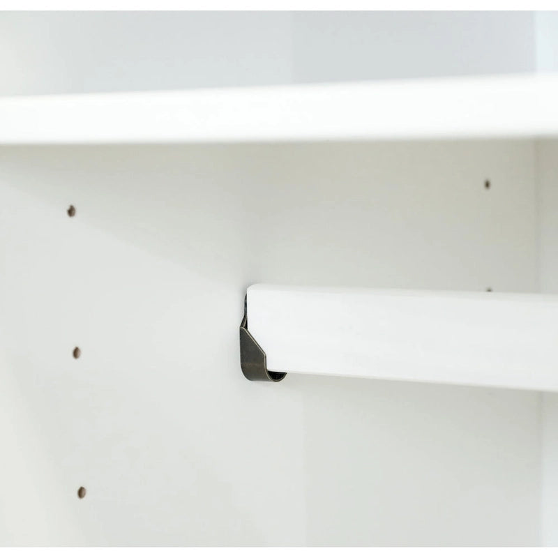 Garde-robe à 4 portes avec portes en bois massif ou portes miroir