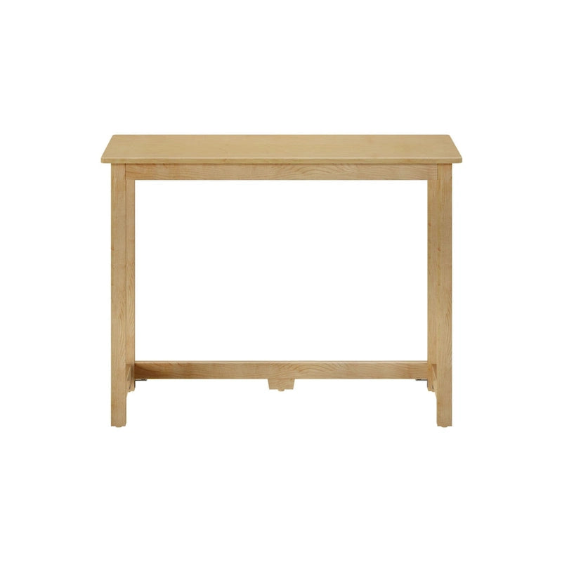 Bureau simple 100,3 cm pieds en bois massif pour bureau à domicile