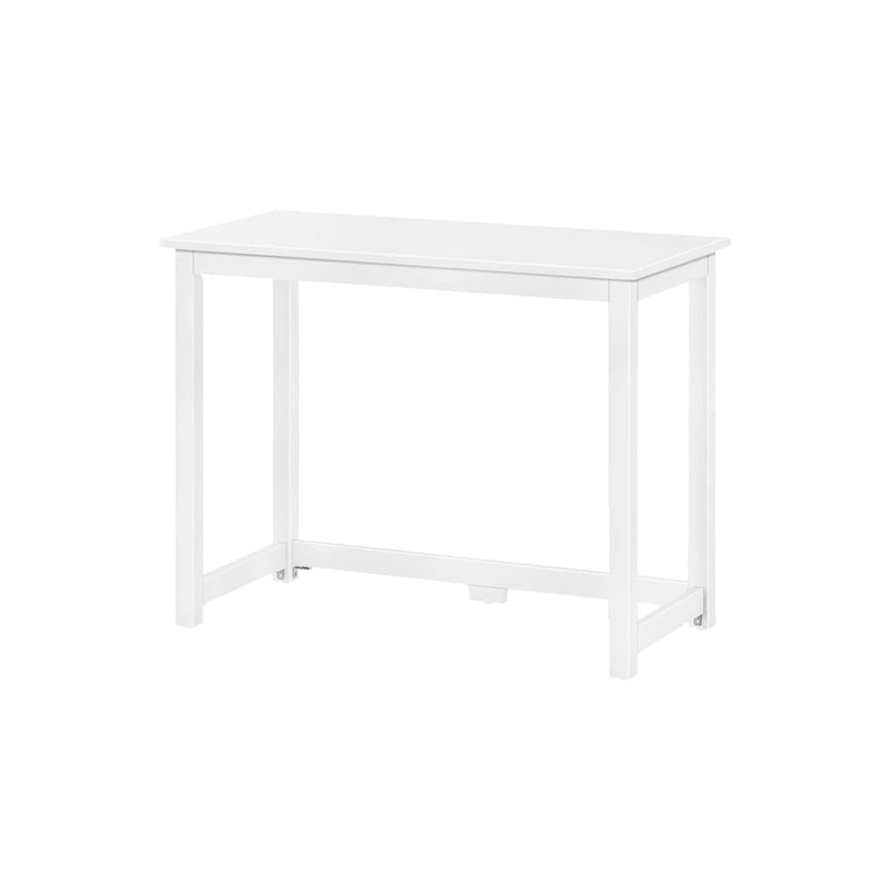 Bureau simple 100,3 cm pieds en bois massif pour bureau à domicile