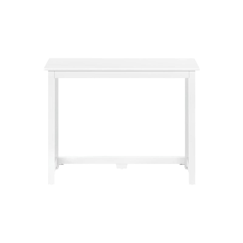 Bureau simple 100,3 cm pieds en bois massif pour bureau à domicile