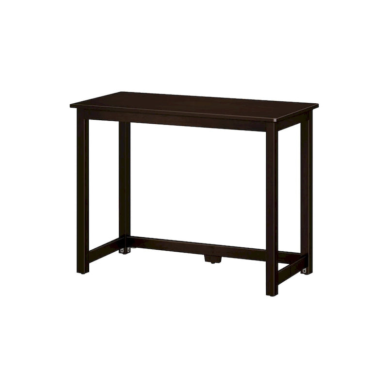 Bureau simple 100,3 cm pieds en bois massif pour bureau à domicile