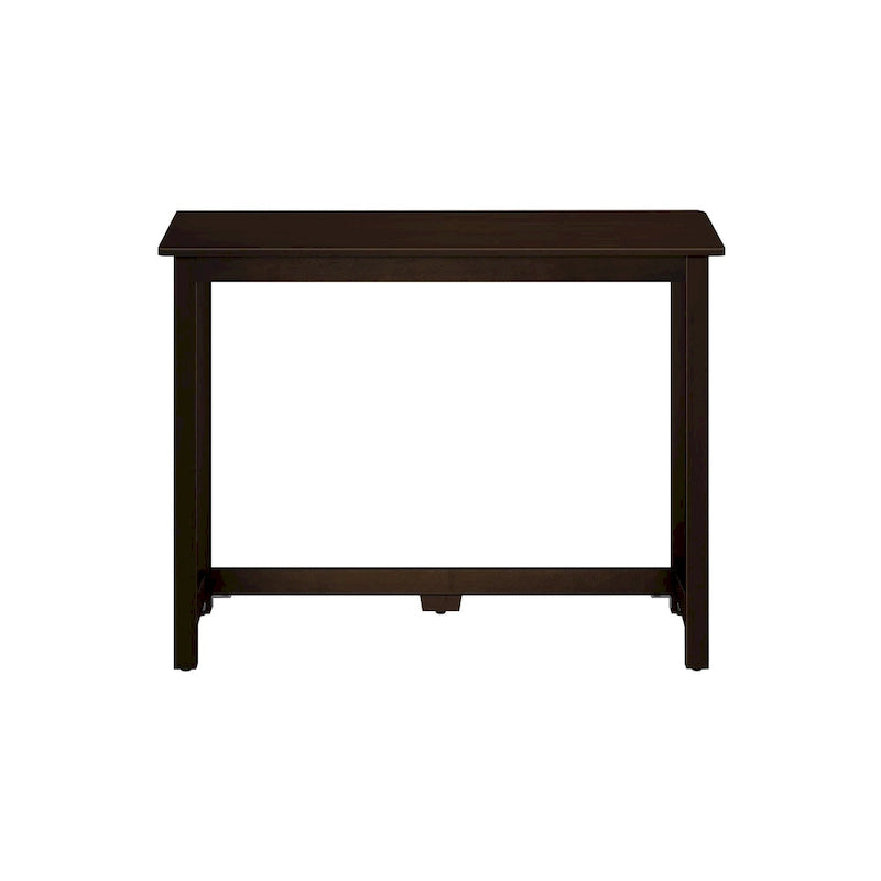 Bureau simple 100,3 cm pieds en bois massif pour bureau à domicile