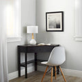 Bureau d'angle informatique en MDF et bois massif