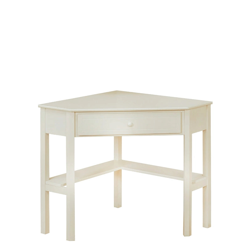 Bureau d'angle informatique en MDF et bois massif