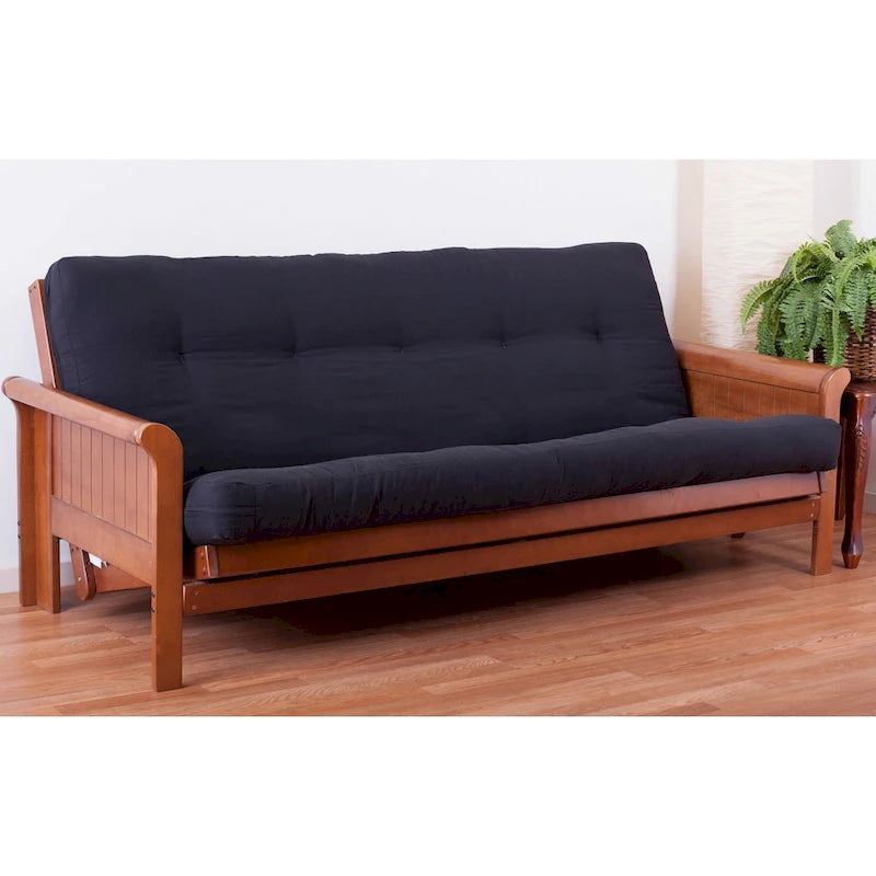 Matelas de futon en sergé de 15 cm d'épaisseur (Simple, Double ou Grand)