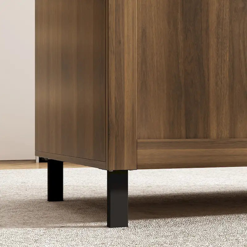 Meuble de rangement polyvalent avec tiroirs et portes, desserte de cuisine/buffet