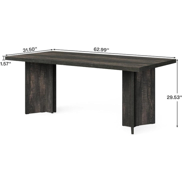 Table de salle à manger de cuisine de 160 cm de long pour salle à manger