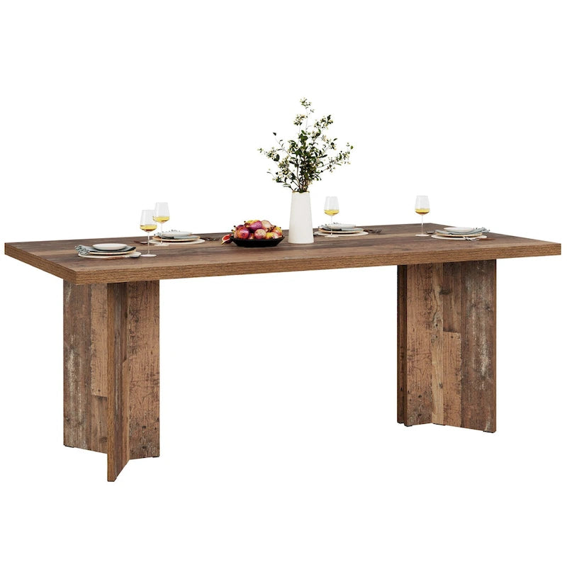 Table de salle à manger de cuisine de 160 cm de long pour salle à manger