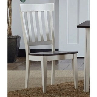Table de salle à manger en bois massif avec chaises et dressoir extensible bicolore