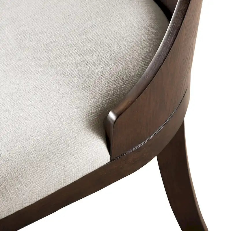Table à manger extensible en bois massif moderne avec piètement tréteau Noyer