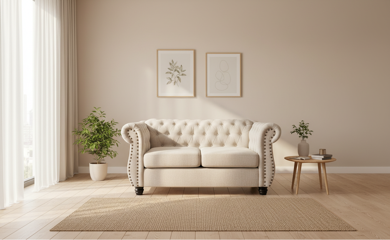 Chesterfield Loveseat Banner
